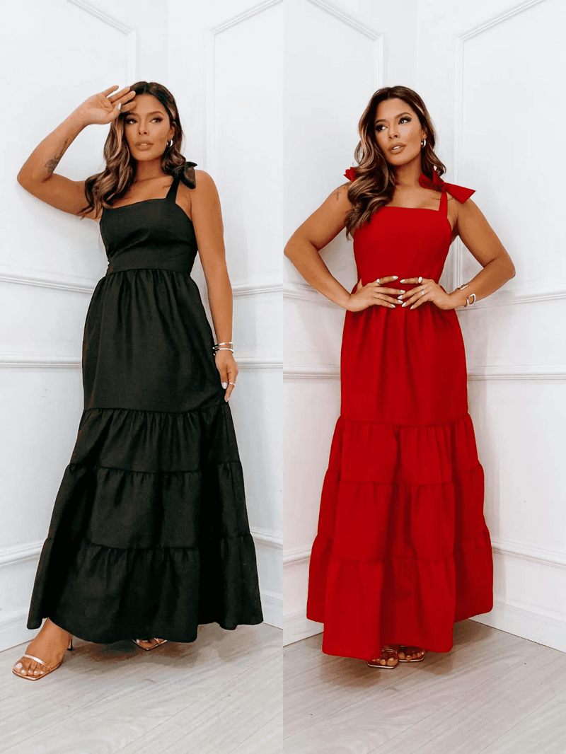 compre 1 leve 2 - Vestidos casuais versáteis com alça longa multiuso