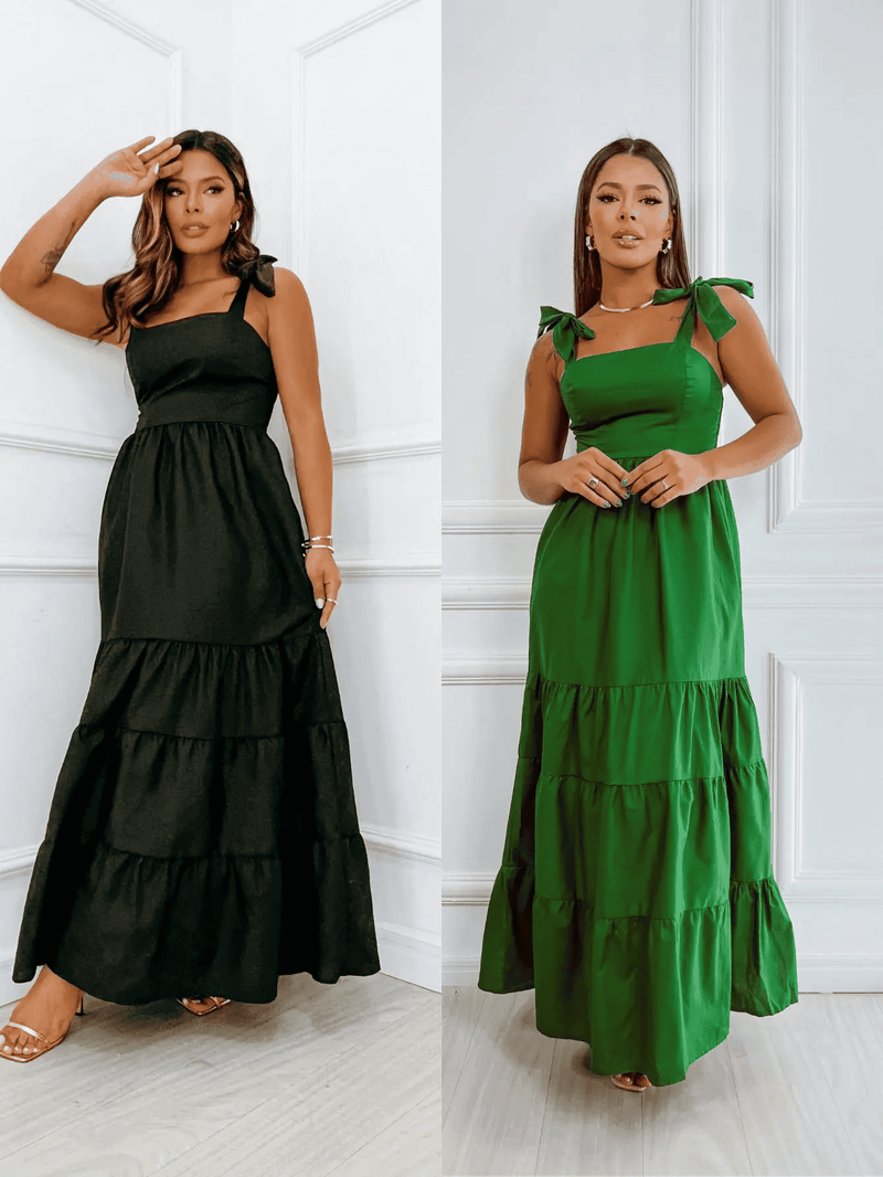 compre 1 leve 2 - Vestidos casuais versáteis com alça longa multiuso