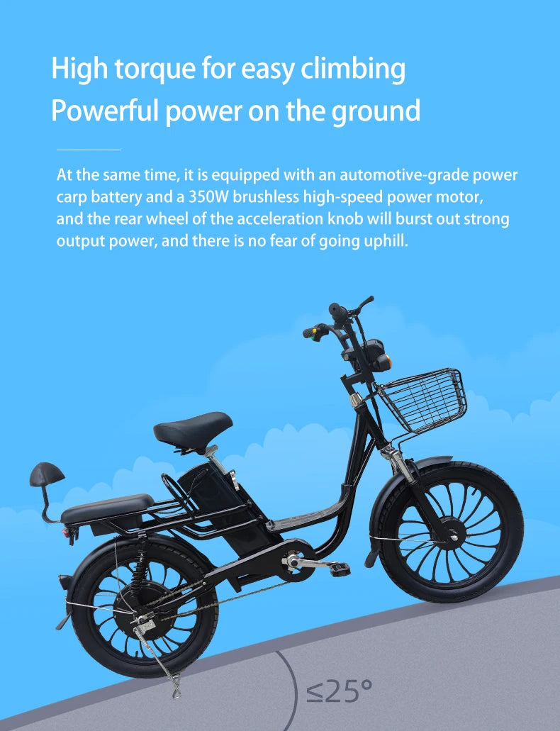 bicicleta elétrica power 350W