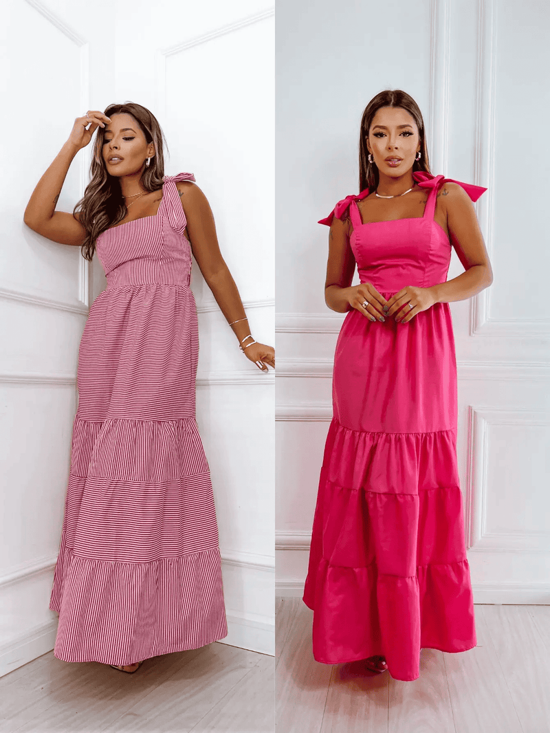 compre 1 leve 2 - Vestidos casuais versáteis com alça longa multiuso