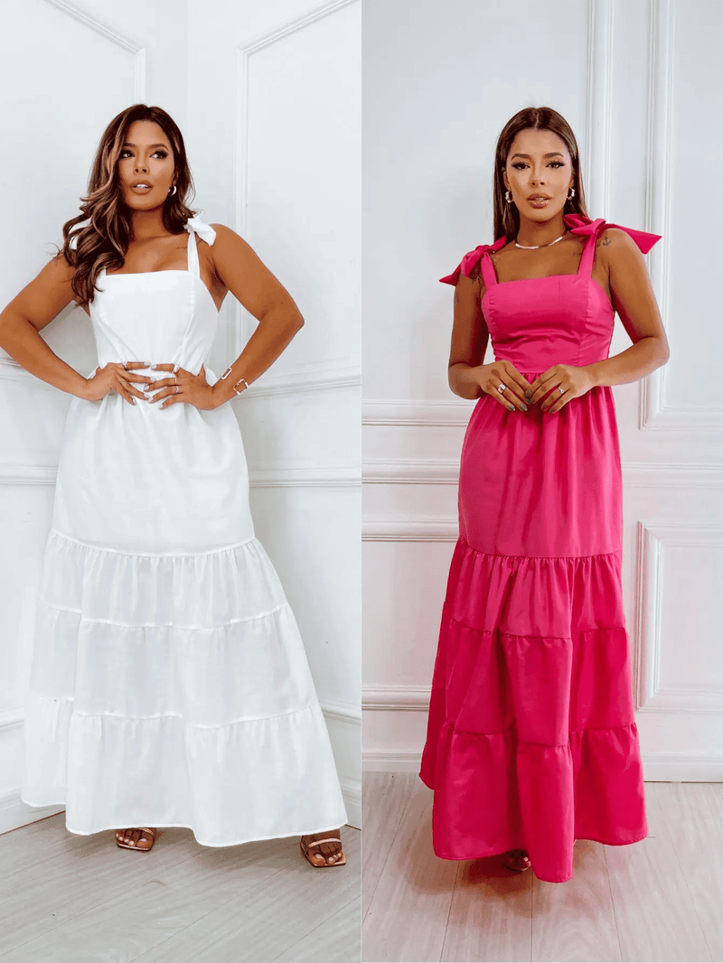 compre 1 leve 2 - Vestidos casuais versáteis com alça longa multiuso