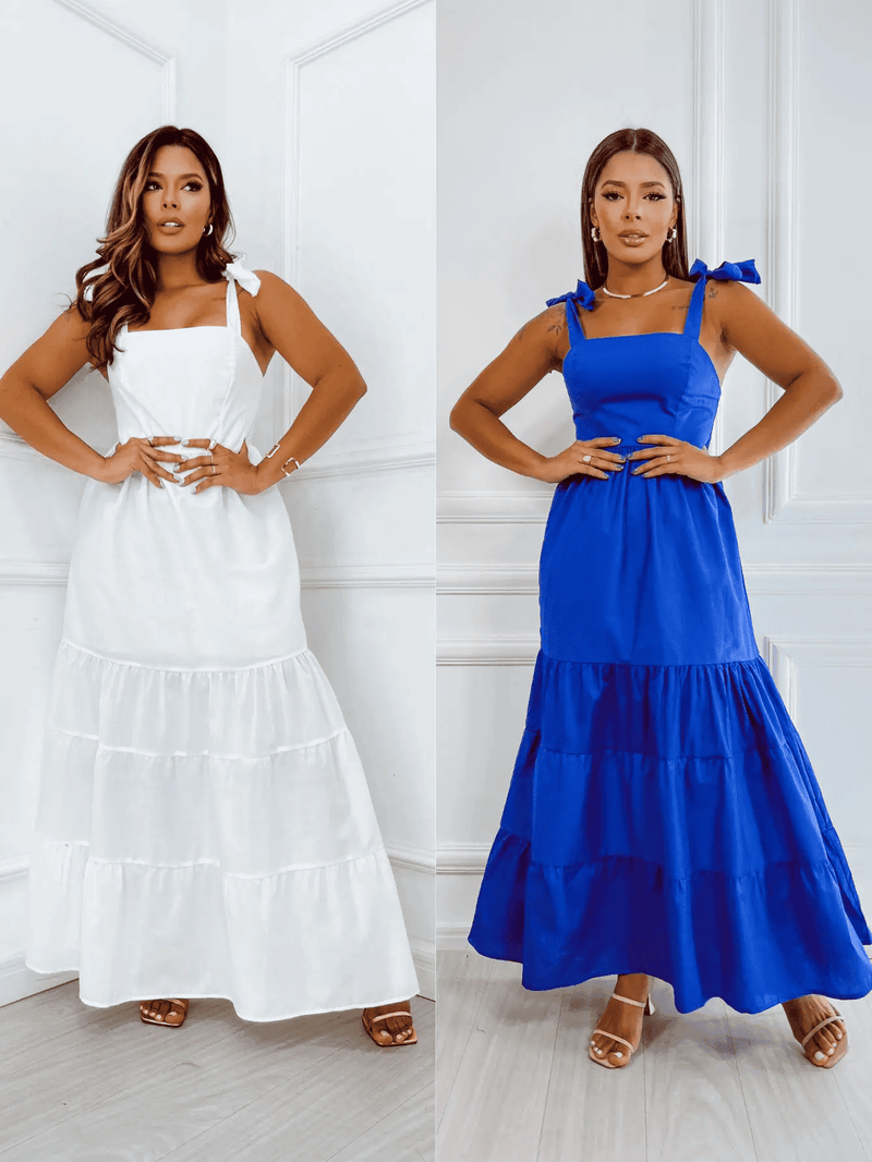 compre 1 leve 2 - Vestidos casuais versáteis com alça longa multiuso