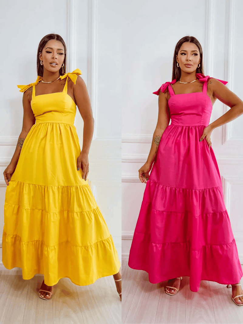 compre 1 leve 2 - Vestidos casuais versáteis com alça longa multiuso