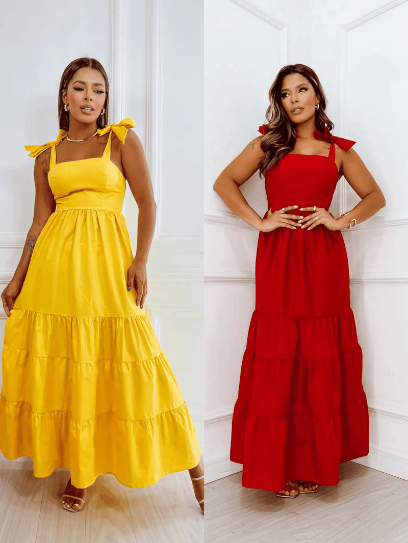 compre 1 leve 2 - Vestidos casuais versáteis com alça longa multiuso