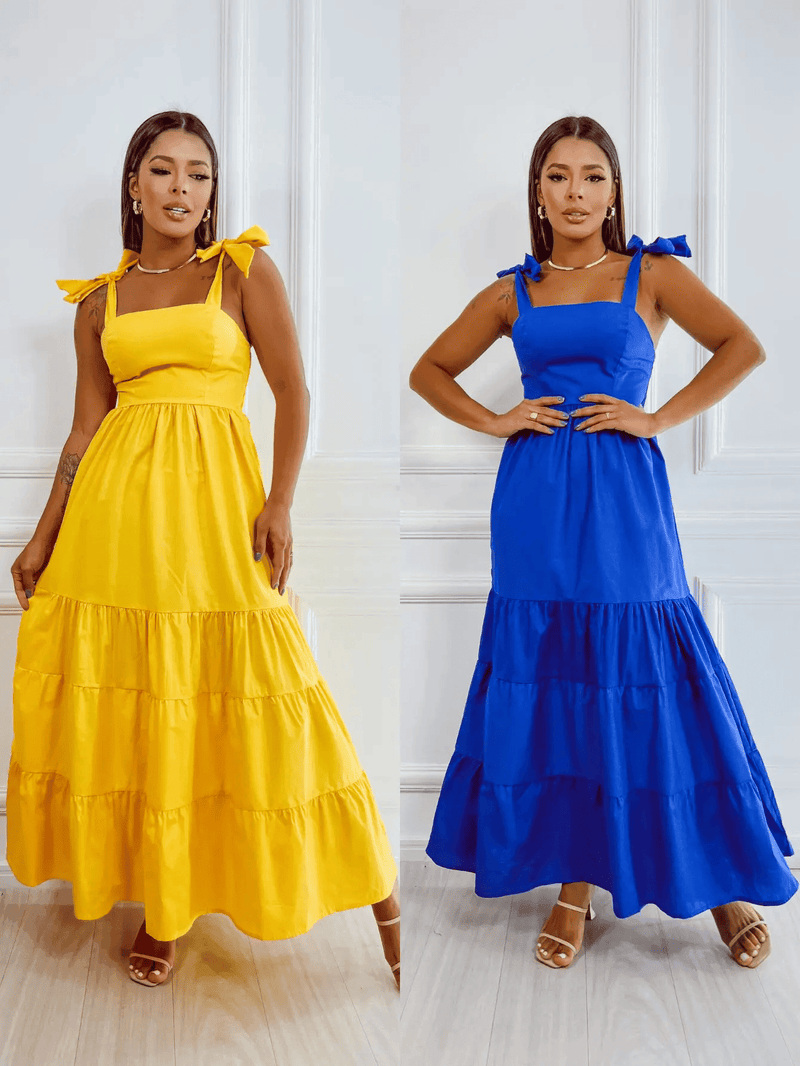 compre 1 leve 2 - Vestidos casuais versáteis com alça longa multiuso